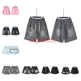 Hellstar Shorts pants desingner Mens plus fleec short Hellstar men designer casual shorts beach basketball running fitness high street ins Retro Water Washing vn