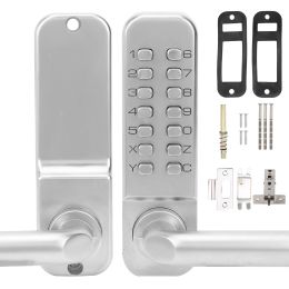 Control Smart Mechanical Door Lock Digital Password Entry Non Power Anti Theft Safety Home Access door code lock