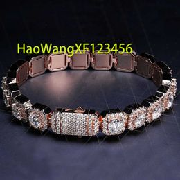 Iced Out Luxury Women Jewelry Moissanite Jewelry 925 Silver With Vvs Moissanite Diamond Bracelet Men Women Tennis Bracelet