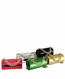 women's New Chain Lipstick Pack Jelly Color Acrylic Temperament Dinner Bag Crossbody Box Bag O4ty#