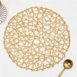 Chandeliers Thermal Insulation Mat Household Disorderly Woven Kitchen Decoration Accessories Round Hand Home Decor Decorative