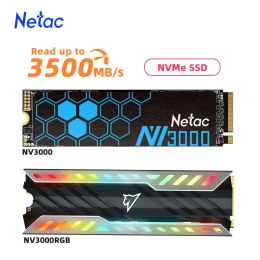 Drives Netac M2 NVME SSD 1tb 2tb 500gb PCIE3.0 Gen4x4 SSD M.2 2280 Solid State Drive Internal Hard Disc for Laptop Desktop