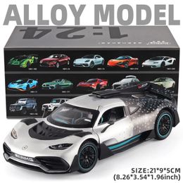 1 24 Scale ONE Alloy Model Car Stunning Replica for Car Lovers Detailed Craftsmanship Premium Material 240409