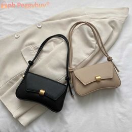 knot Tote Bag Crossbody Bag Women Shopper Purse Solid Underarm Bag Elegant Handbag Persality Metal Lock Buckle Armpit T4bz#