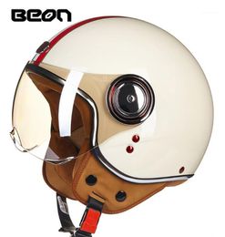 Motorcycle Helmet Chopper 34 Open Face Vintage Helmet Moto Casque Casco Capacete Men Women Scooter Motorbike11058316