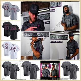 2024 Custom S-4XL Pete Alonso Starling Marte Francisco Lindor Jacob Justin Verlander Carlos Correa Luis Guillorme Max Scherzer Brandon Nimmo Met City Connect Jersey