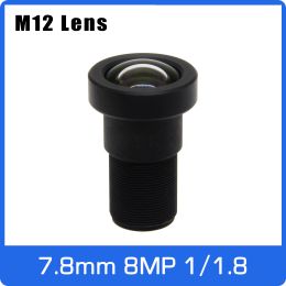 Lens 8Megapixel 4K Fixed 1/1.8 inch 7.8mm No Distortion F2.0 Lens Video Conference For IMX226/334 OS08A10 8MP IP Camera Free Shipping