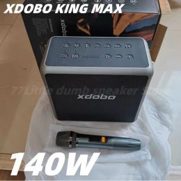 Speakers XDOBO KING MAX 140W Speaker Super Strong Outdoor Portable Heavy Bass TWS Wireless Sound Column Bluetoothcompatibe Speaker