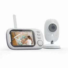 Monitors New 3.5 Inch Baby Monitor Camera Video Recording Vox Two Way Audio Temperature Monitoring