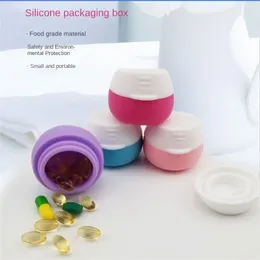 Storage Bottles Colorful Travel Bottle Cosmetic Plastic Box Empty Container Makeup Jar Cream