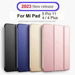 Case For Xiaomi mi pad 4 plus / pad4 Smart Case tablet silicon PU Leather Flip Cover MIPAD 5 Case Pro 11 full Protector Sleeve Sleep