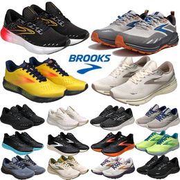 brooks glycerin Gts 20 Ghost 15 16 running shoes for men women designer sneakers hyperion tempo triple black white yellow mens womens outdoor sports trainers