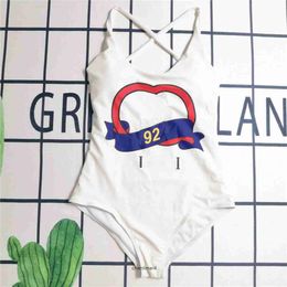 Luxury Swimsuit Designer Bathing Suits Women Bikini Bikinis Swimewear Sexy Summer Beachwear Letter Graphics Vest Märke Swim Dräkt Kläder Kvinnor Bodysuit SwimeWear XL XL