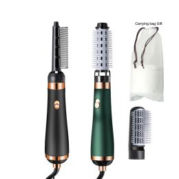 Dryer Hot Air Comb Brush Anion Hair Dryers Multifunctional Modelling Blow Dryer Brush Hair Electric Straight Hair/Curls Brushes Curler