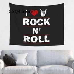 Tapestries I Love Roll Band Tapestry For Bedroom Aesthetic Cool Wall Hanging Living Room Dorm