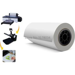 Paper 30cm / 60cm DTF Film Roll Glossy Clear PreTreat PET Heat Transfer Paper for Direct on TShirts Colthing Textile 100m