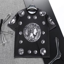 Fashion T-shirt Men's and Women's Designer T-shirt Crew-neck Clothing Patterned Top Casual Chest Letter Shirt Street Short Sleeves Shirt M-3XL #017