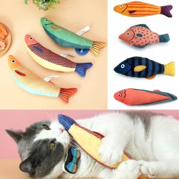 Toys 1/3/4pcs Cute Cat Toys Funny Interactive Plush Cat Toy Mini Teeth Grinding Catnip Toys Kitten Chewing Squeaky Toy Pets Supplies