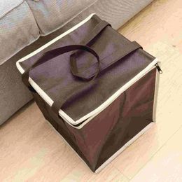 Storage Bags Nonwovens Insulated Tote Bag Cooler Food Delivery Grocery (26 X 26 30cm)