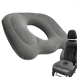 Pillow Office Chair Inflatable Donut BuDoughnut For Hemorrhoid Coccyx Vertebra Memory Massage