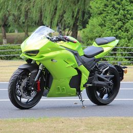 The new dongfeng Ducati electric motorcycle adult 72V sports car high-speed battery streetcar Dragon 6 batteries 24A electric motorcycle