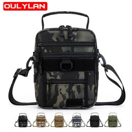 Bags Camouflage Tactical Bag Outdoor Cycling Messenger Bag Small Size Casual Pack Fashion Military Handbag 600D Waterproof Nylon