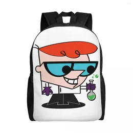 Backpack Dexter Cartoon Laboratory Backpacks For Women Men College School Students Bookbag Fits 15 Inch Laptop Bags