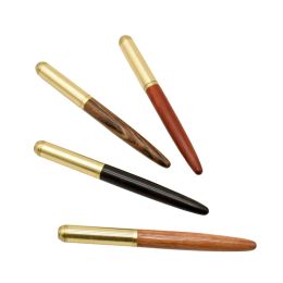 Pens 12Pcs Luxury Wood Fountain Pen caneta High Quality Wooden Metal School Office Ink Pens Nib 0.5mm Stationery Gifts Supplies