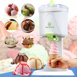 Makers 220V240V Machine Icecream Hot Sale Mini DIY Fruit Milk Automatic 20W Ice Cream Maker household Ice Machine For Family