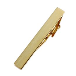 Clips Simple Brushed Tie Bar for Skinny Tie Luxury Necktie Clip Mens Jewellery Accessory with Box