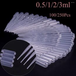 Disposable Dropper Multi-function Graduated Pipettes Useful Pasteur Liquid Transfer Transparent Plastic Test Tubes