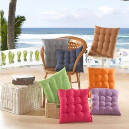Pillow Solid Chair Square Mat Cotton Upholstery Soft Pad Office Home Or Car Garden Sun Lounge Seat Decor