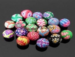 Wholesle 100pcs Mixed Color 20mm Polymer Clay Beads For DIY 6686494