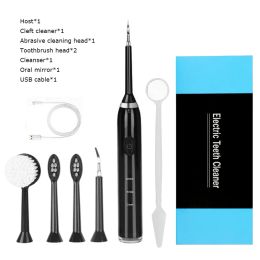 Heads Sixinone 3Speed Electric Toothbrush Usb Charging HighFrequency Vibration Tooth Cleaner One Machine MultiPurpose Cleaning