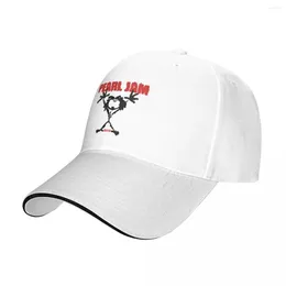 Ball Caps Pearls Jam Baseball Cap Band Kpop Sunscreen Trucker Hat Summer Vintage Design Men Women