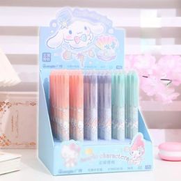 Pens 36 pcs/lot Creative Cat Dog Erasable Press Gel Pen Cute 0.5mm blue ink Signature Pens Office School Writing Supplies gift