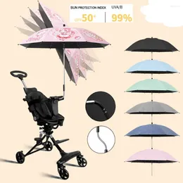 Stroller Parts Universal Canopy Cover 360 Degrees Baby Parasol Sun Shade Folding Umbrella Pram