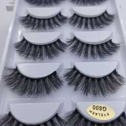 False Eyelashes 5/10pairs Natural Fake Lashes Long Makeup 3d Mink Extension Cilio Eyelash Eyelashe For Beauty