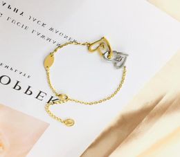 New Style Designer Jewellery Bracelets Bangle 18K Gold Plated 925 Silver Plated Stainless steel Wristband Cuff Chain Women Bracelet 6673032