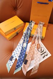 24ss designer neck ties for women and men L brand luxury high quality ties Double sided twill silk Full logo printing dress collocation with box