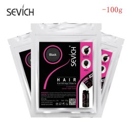 Shampoo&Conditioner Sevich 100g Hair Building Fibers Hair Loss Concealer Thicken Powder Hair Care Product Growth Keratin Salon Hair Treatment