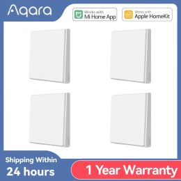 Control Aqara Wall Switch D1 Zigbee Smart Wireless Key Light Button Wifi Remote Control Aqara Opple Switch Support Mijia APP HomeKit