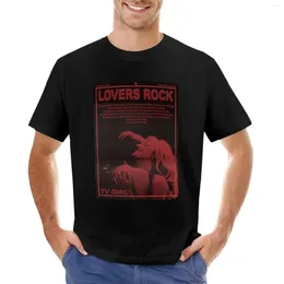Men's Polos TV Girl Lovers Poster T-shirt Boys Animal Print Edition Customs Heavy Weight T Shirts For Men