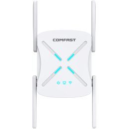 Routers comfast CFXR182 AX1800 WiFi6 Wireless repeater dualband ulrta speed for gaming TriCore Gigabit Port 4 Antennas AP/Router mesh