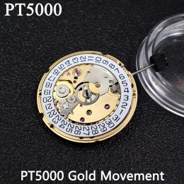 Kits PT5000 Automatic Mechanical Watch Movement High Precision 25 Jewels 28800 Hour Date Display Clone ETA2824 watch Parts