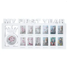 Frames Combination Po Frame Infant Year Milestone 12 Month Baby Growth Picture Memories First The Gift