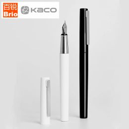 Pens Original Brio Fountain Pen with Ink Bag for Xiaomi Office Home Study Bag Box Case 0.3mm Nib Metal Inking Pen Writing Signing Pen