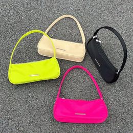 fi Oxford Shop Bags Retro Casual Women Underarm Bags Small Totes Ladies Shoulder Bags Casual Solid Colour Female Handbag B7mR#