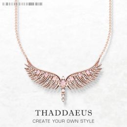 Necklaces Jewellery Set Necklace and Braelet Rose Gold Phoenix Wing Fine Jewellery 925 Sterling Silver Trendy Gift For Women