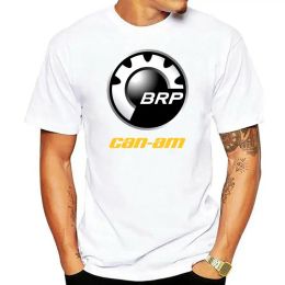 Tees CAN AM BRP ATV Renegade UTV Outlander Black TShirt Tee Shirt New Fashion Mens Short Sleeve Tshirt Cotton T Shirts 2022 Tops